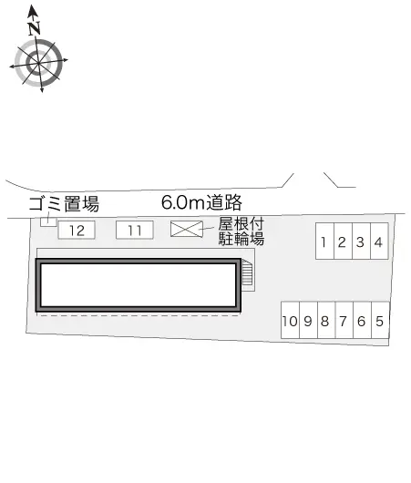 ★手数料０円★古河市古河　月極駐車場（LP）